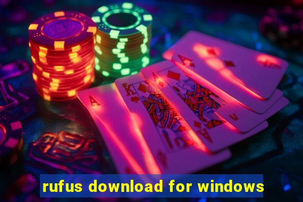 rufus download for windows